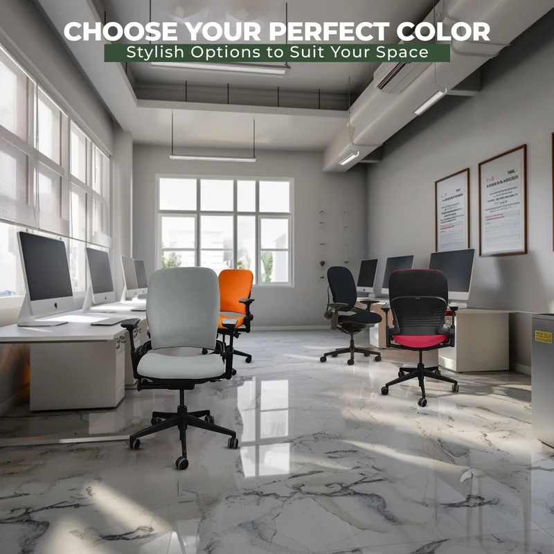 Steelcase Leap V2 Chair (Black Frame) Fully Renewed