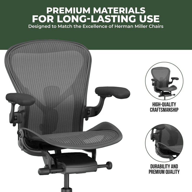 Herman Miller Remastered Aeron Chair - V2 (Semi-Loaded) - Renewed