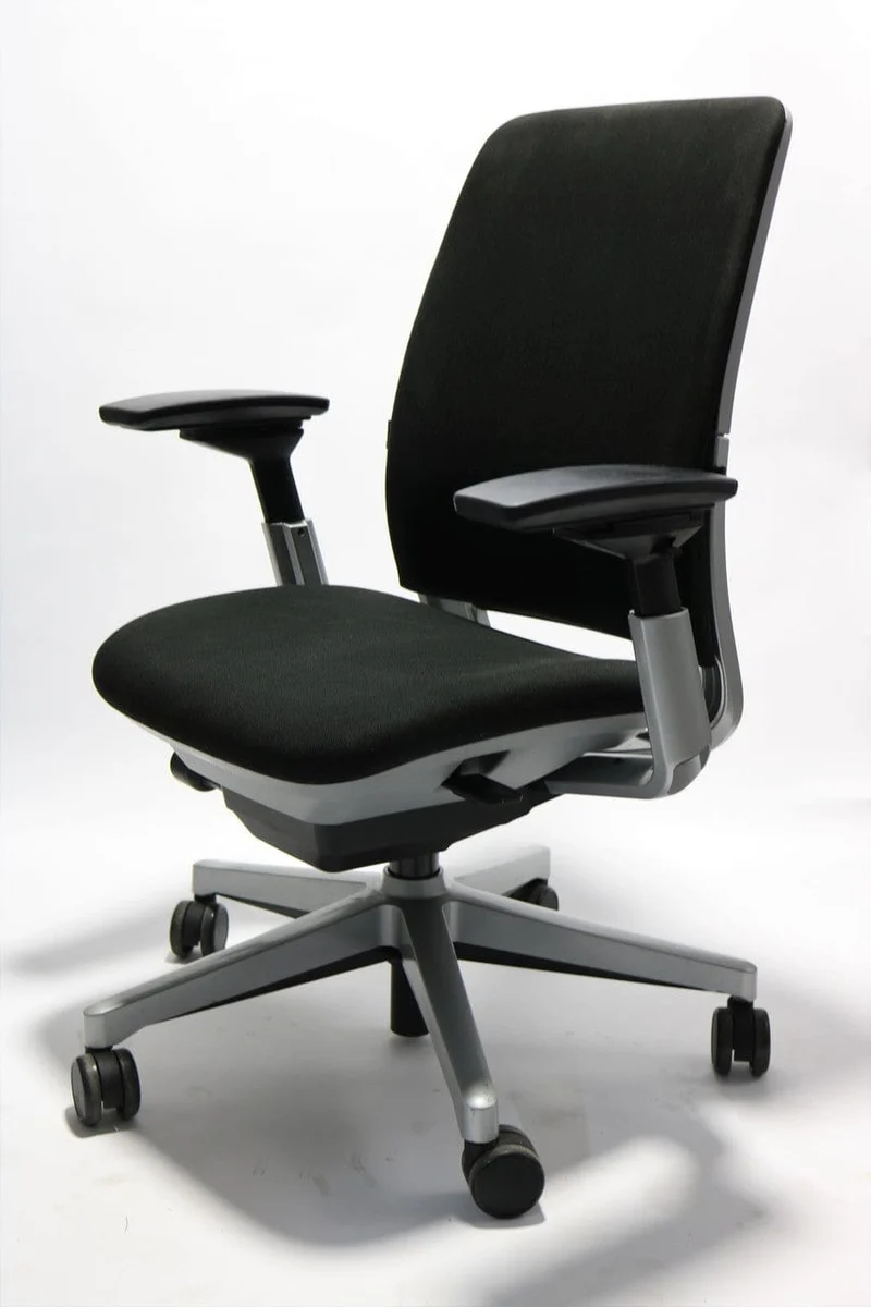 Steelcase Amia Task Chair (Platinum Frame) Fully Renewed