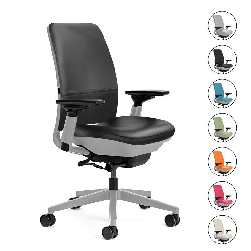 Steelcase Amia Task Chair (Platinum Frame) Fully Renewed