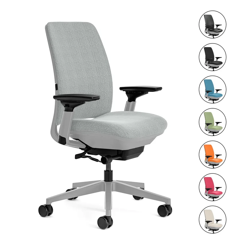 Steelcase Amia Task Chair (Platinum Frame) Fully Renewed