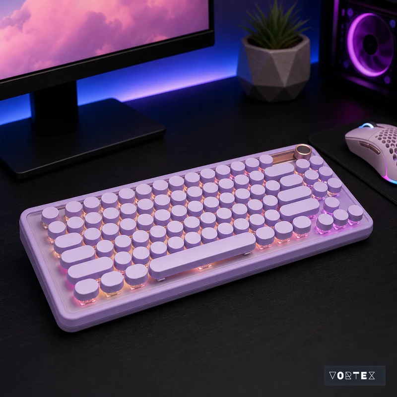 Pink Retro Keyboard