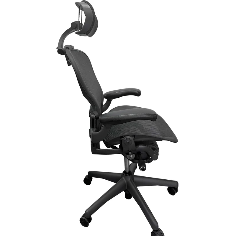 Herman Miller Aeron V1 (Classic) Chair and OLS Headrest Saving Bundle