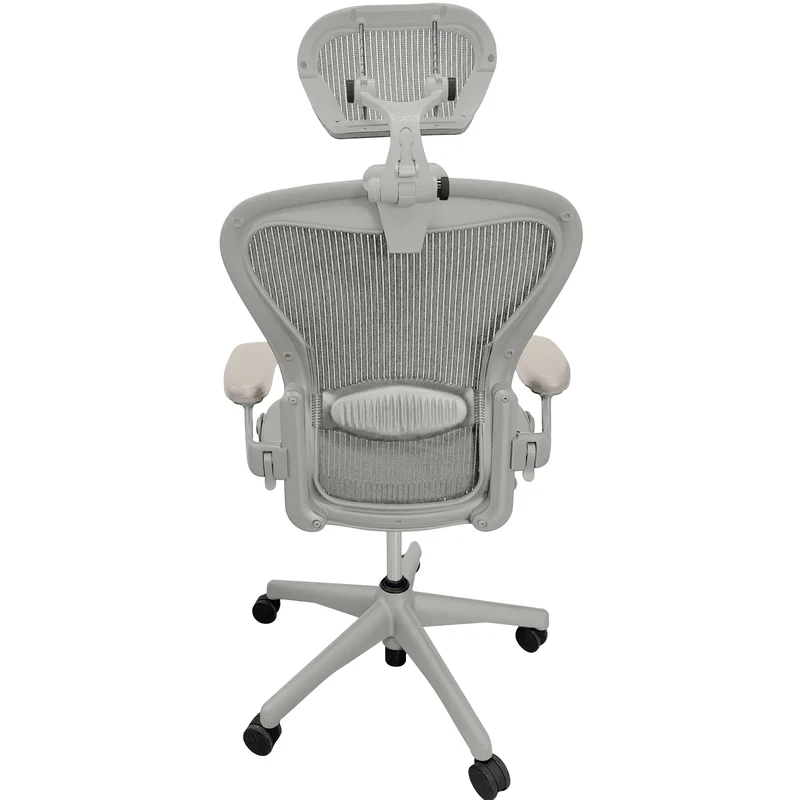 Herman Miller Aeron V1 (Classic) Chair and OLS Headrest Saving Bundle