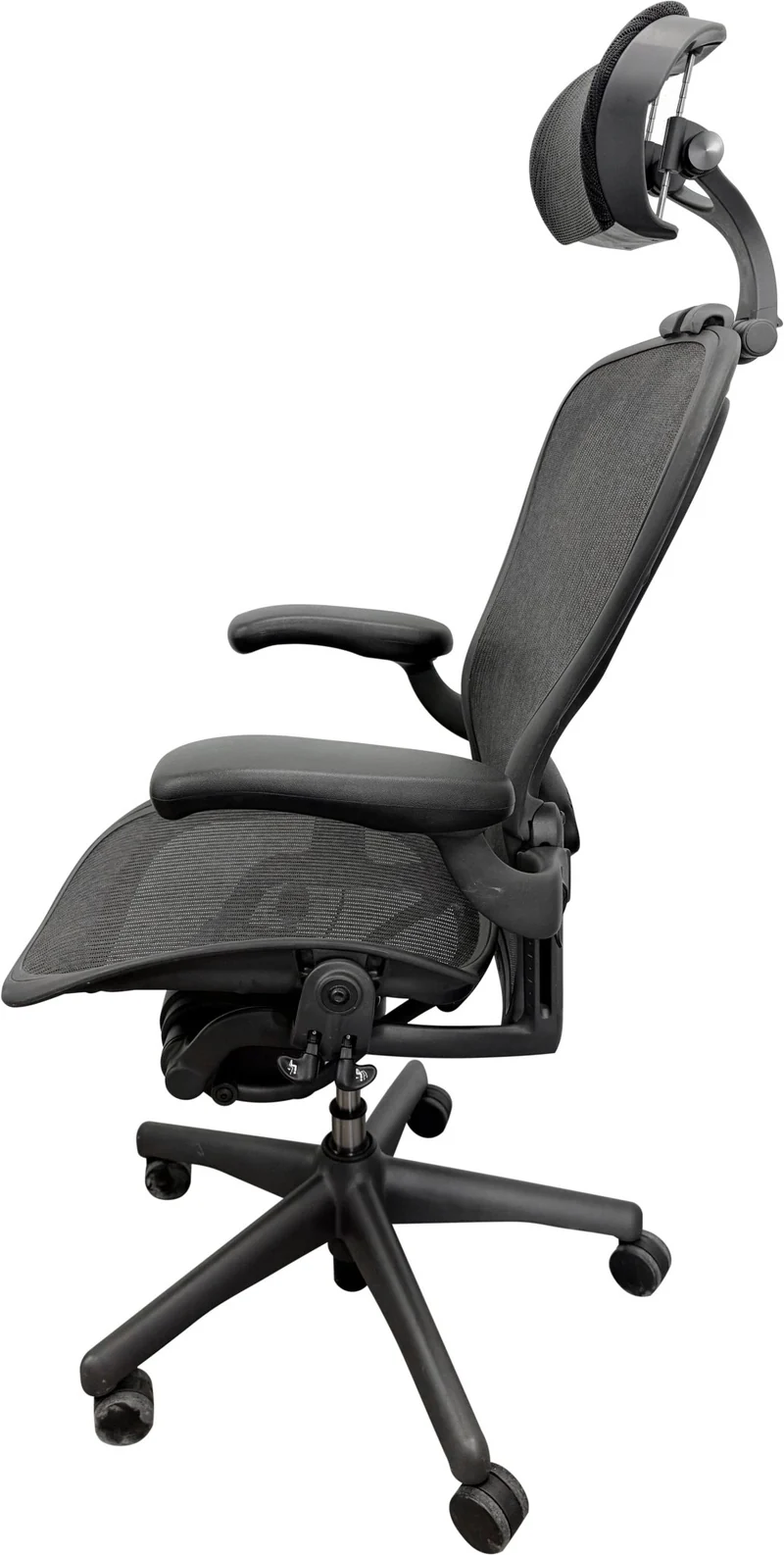 Herman Miller Aeron V1 (Classic) Chair and OLS Headrest Saving Bundle