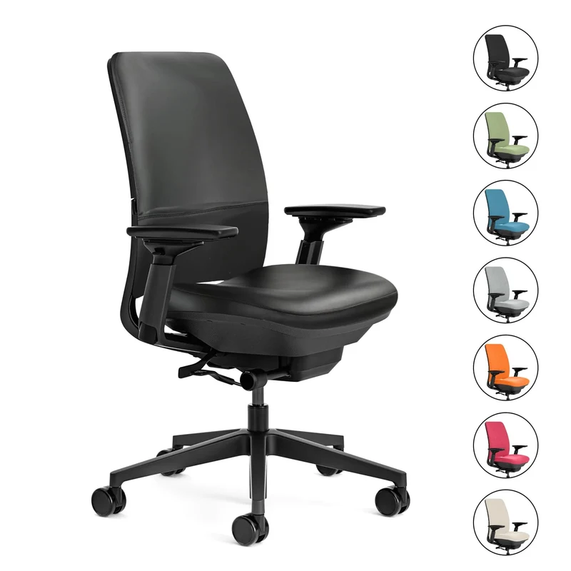 Steelcase Amia Task Chair (Black Frame) Fully Renewed