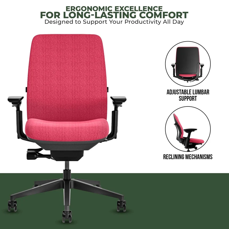 Steelcase Amia Task Chair (Black Frame) Fully Renewed