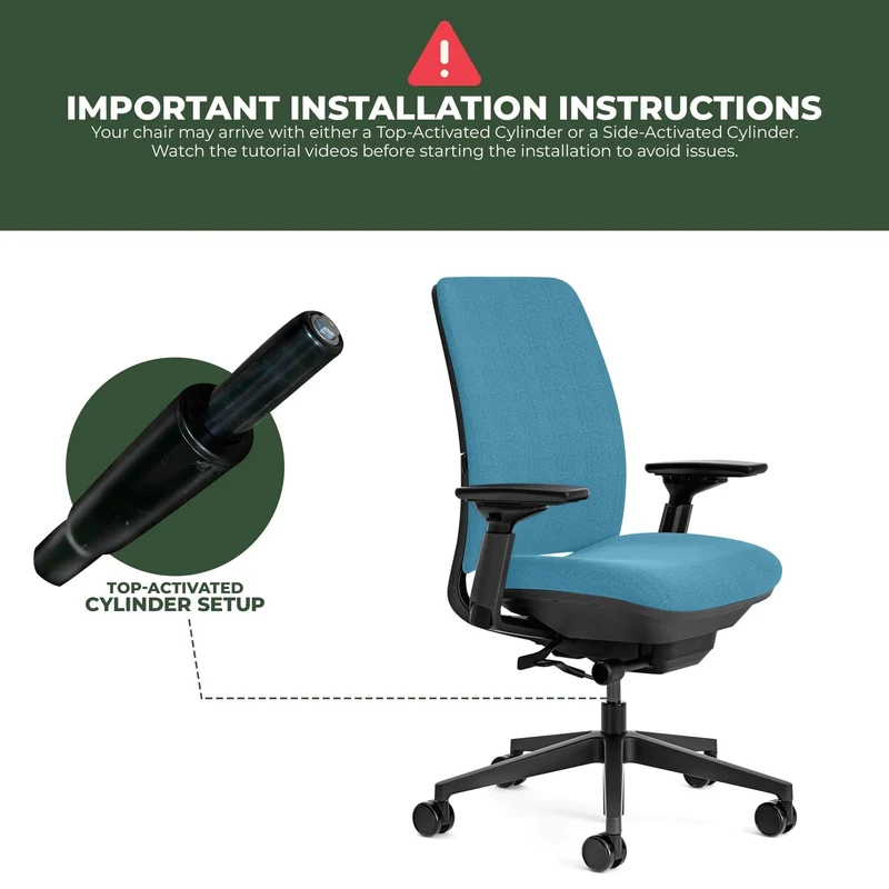 Steelcase Amia Task Chair (Black Frame) Fully Renewed