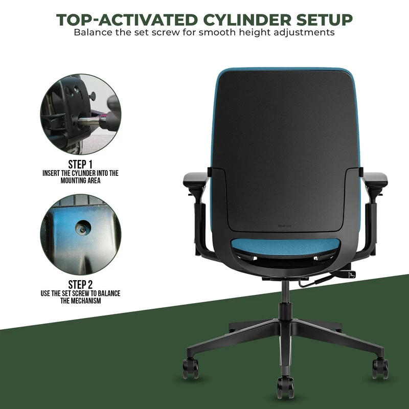Steelcase Amia Task Chair (Black Frame) Fully Renewed