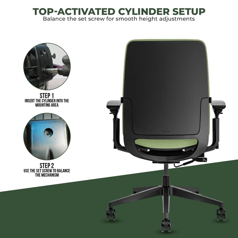 Steelcase Amia Task Chair (Black Frame) Fully Renewed