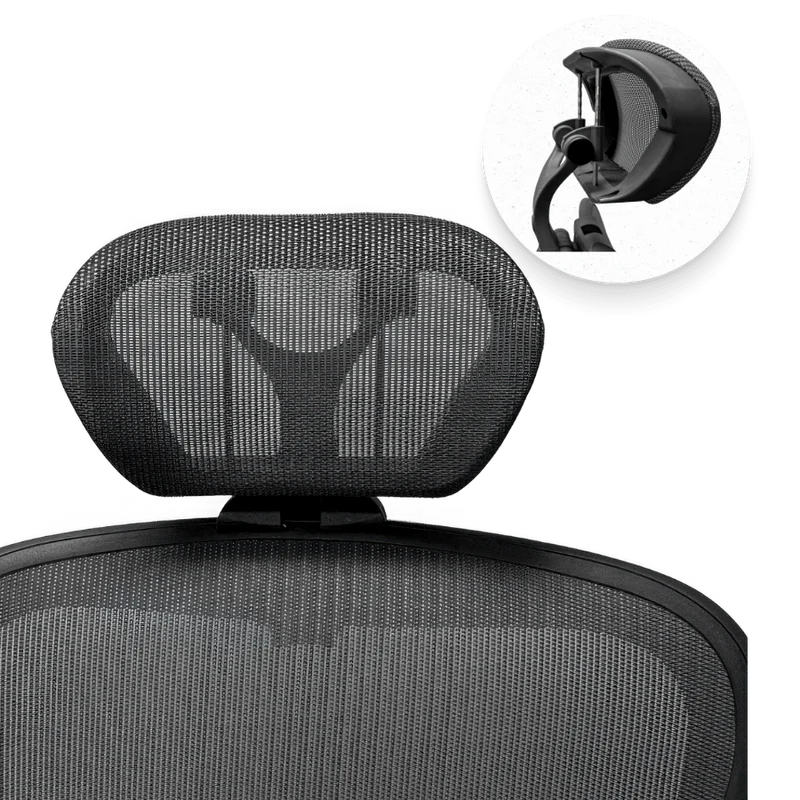 Headrest for Herman Miller Aeron Remastered Chairs (Sizes B & C) by OLS (Patented)