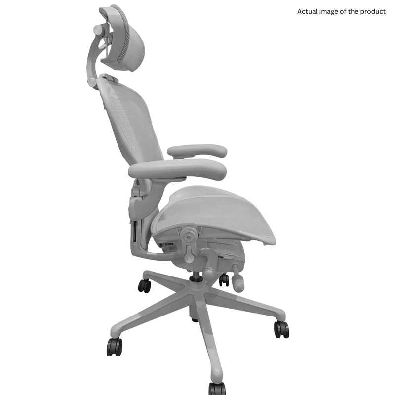 Herman Miller Aeron V2 (Remastered) Chair and OLS Headrest Saving Bundle (Size B)