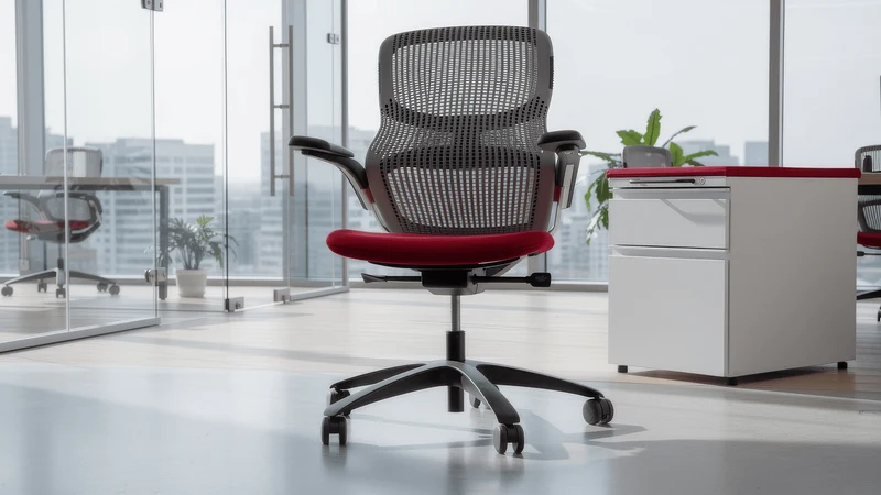 Knoll Generation Chair & Herman Miller Meridian Pedestal Bundle (Renewed)