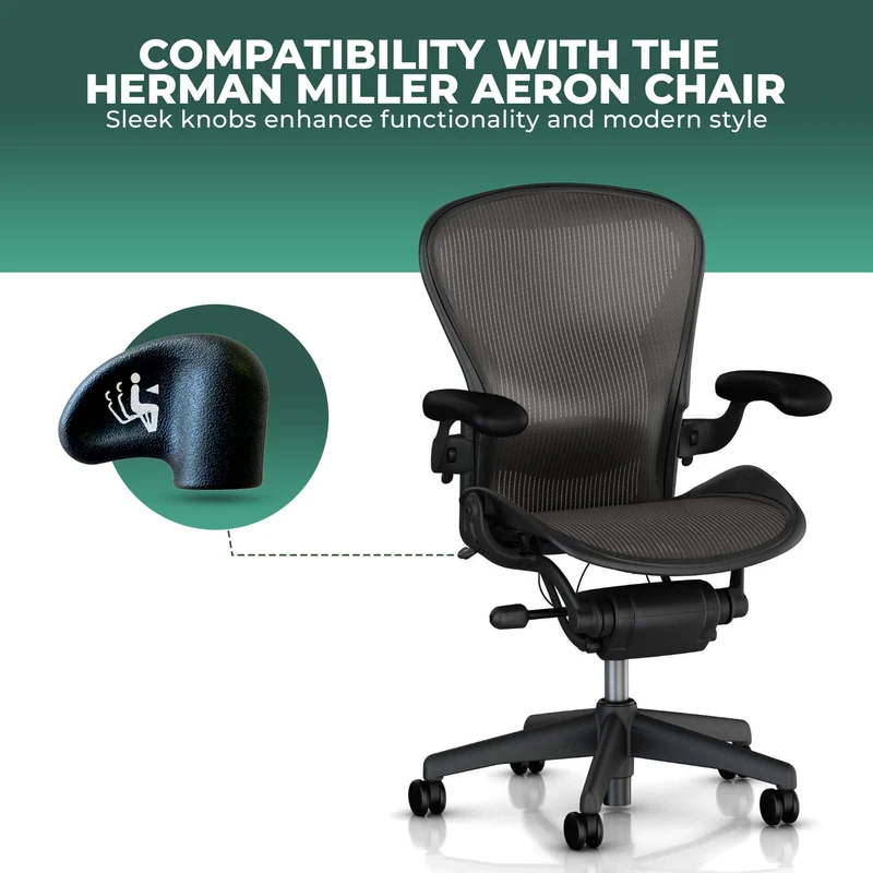 Tilt Knobs Set of 2 for Herman Miller Aeron Classic (V1) Chairs by OLS