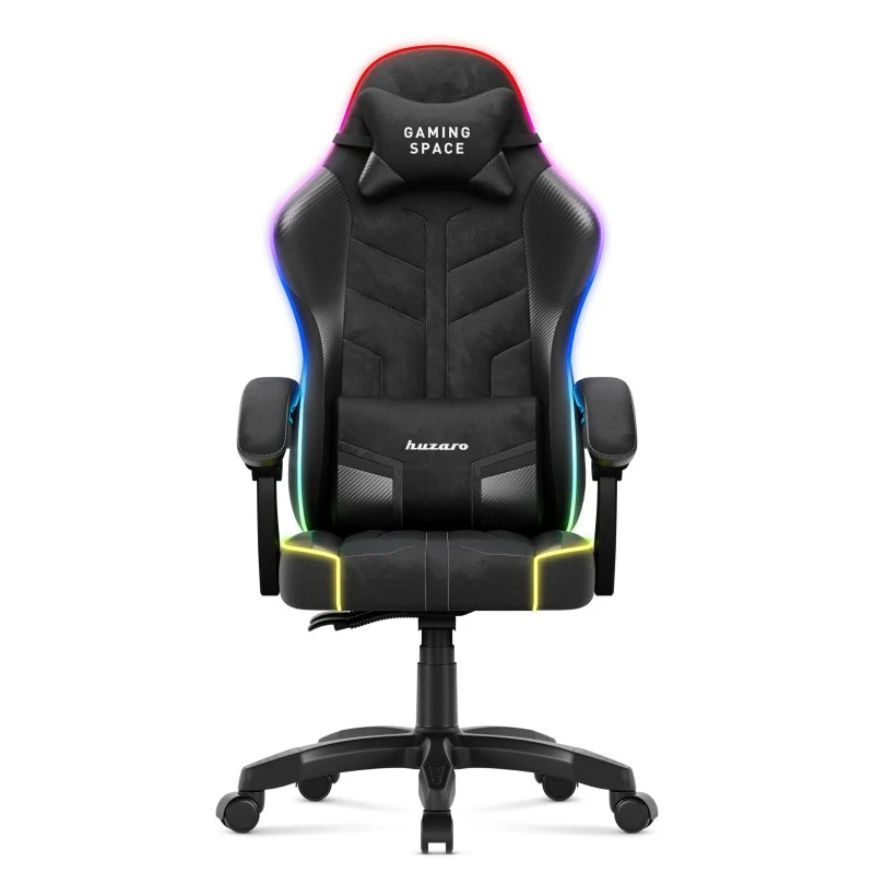 Huzaro Gaming-Sessel Velours Force 2.7 RGB Schwarz