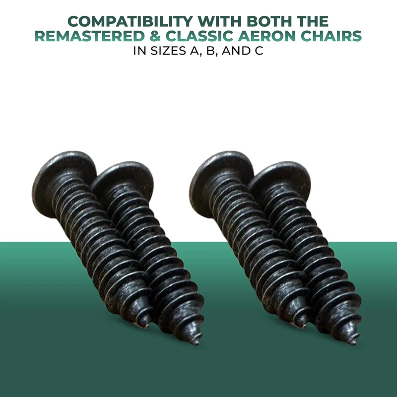 Back Bolts Set of 4 for Herman Miller Aeron Classic Chairs by OLS