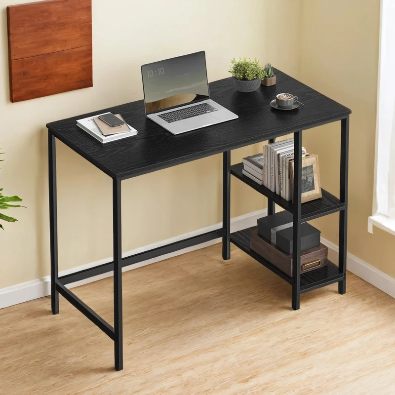 Bürotisch mit 2 Regalebenen