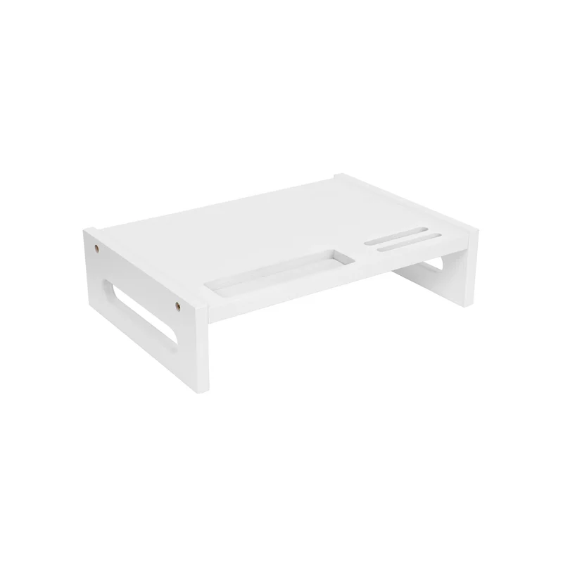 Ergonomischer Monitorständer aus Bambus