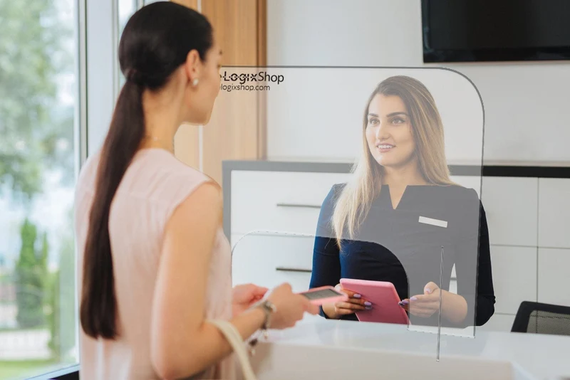 Officelogix PlexiGlass Shields Dividers for Desk