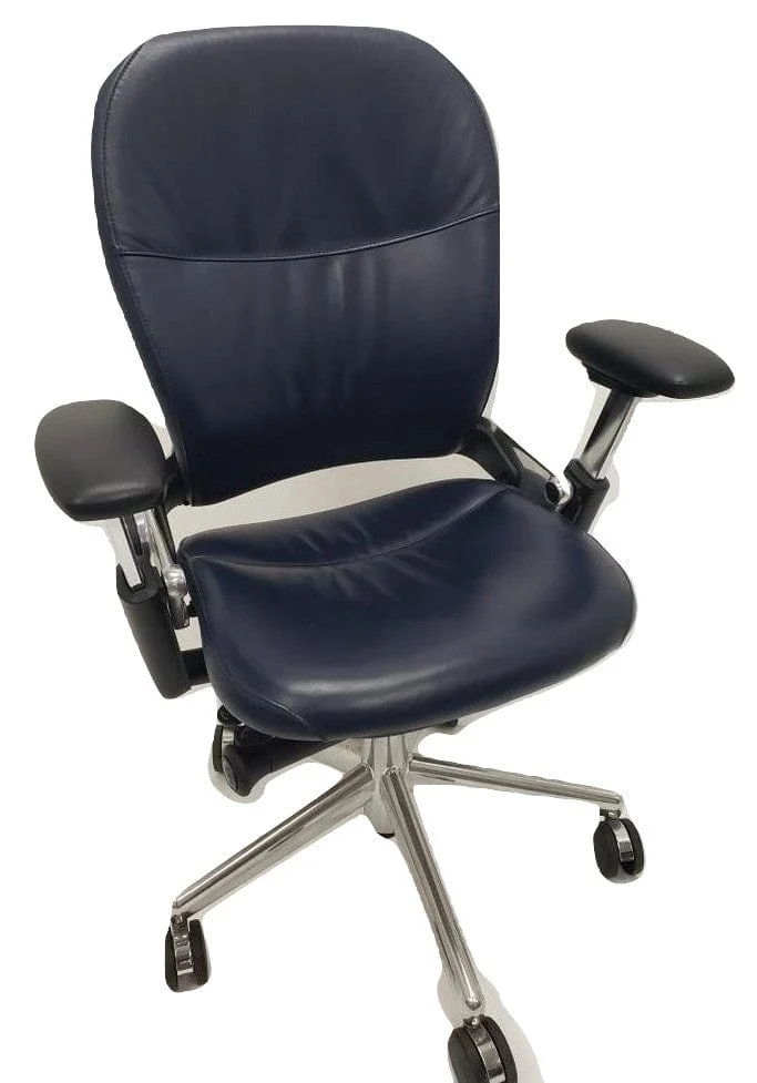 Executive Leather Steelcase Leap Chair (Used)