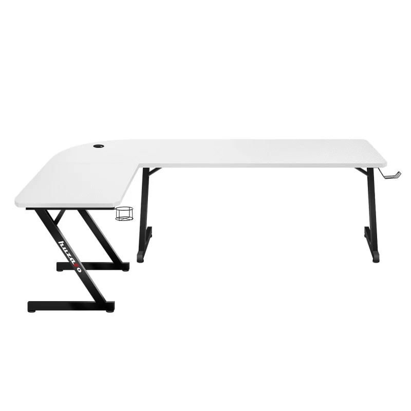 Gaming-Eckschreibtisch Huzaro Hero 7.0 Weiß 154 cm