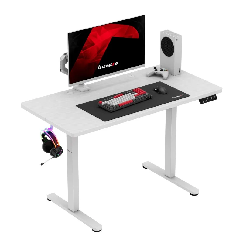 Elektrischer Gaming-Schreibtisch Huzaro Hero 8.1 White