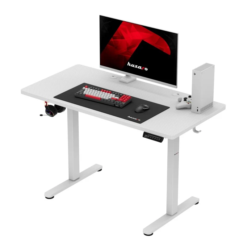 Elektrischer Gaming-Schreibtisch Huzaro Hero 8.1 White
