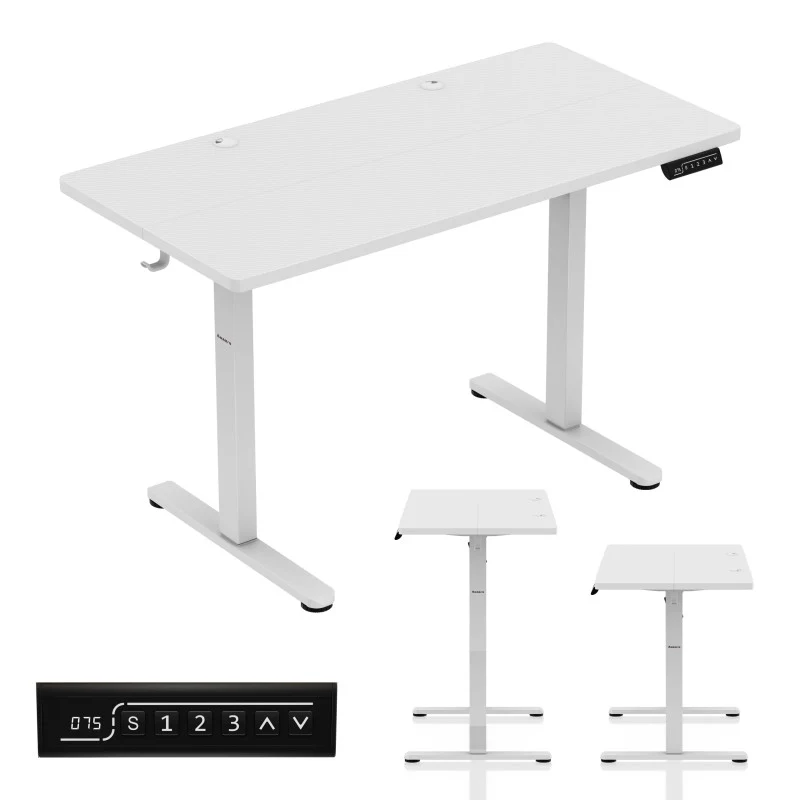 Elektrischer Gaming-Schreibtisch Huzaro Hero 8.1 White