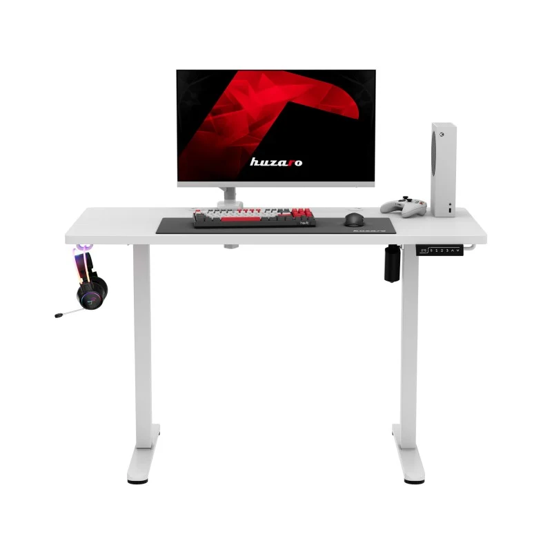 Elektrischer Gaming-Schreibtisch Huzaro Hero 8.1 White