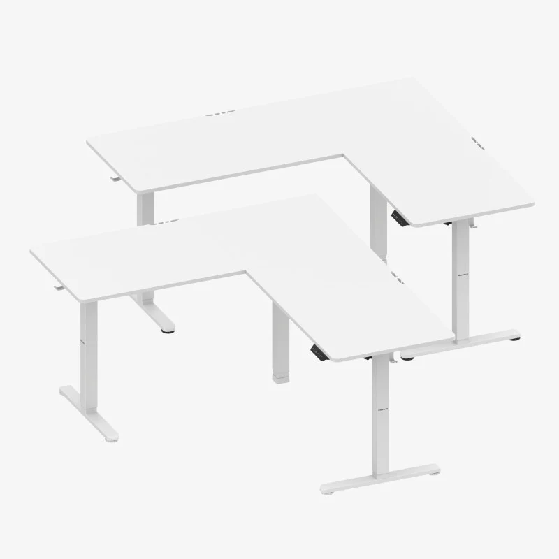 Huzaro Hero 9.5 White 160 cm elektrischer Eckschreibtisch