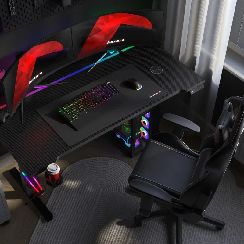 Elektrischer Schreibtisch Huzaro Hero 8.7 RGB LED 140 cm