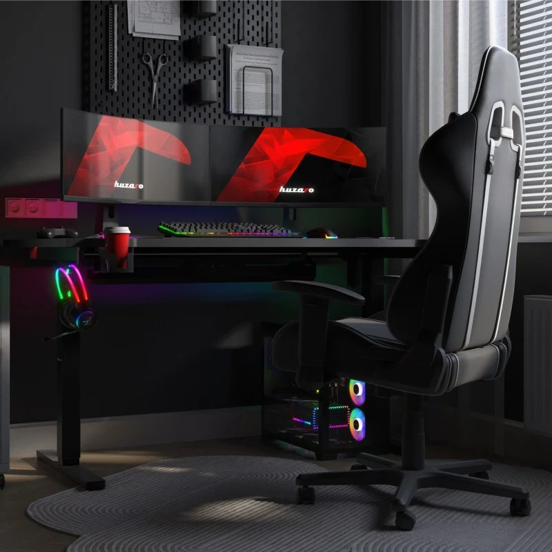Elektrischer Schreibtisch Huzaro Hero 8.7 RGB LED 140 cm