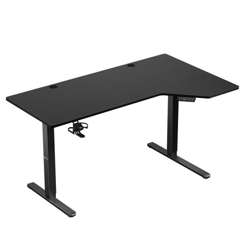 Elektrischer Eckschreibtisch Huzaro Hero 9.1 Schwarz 145 cm