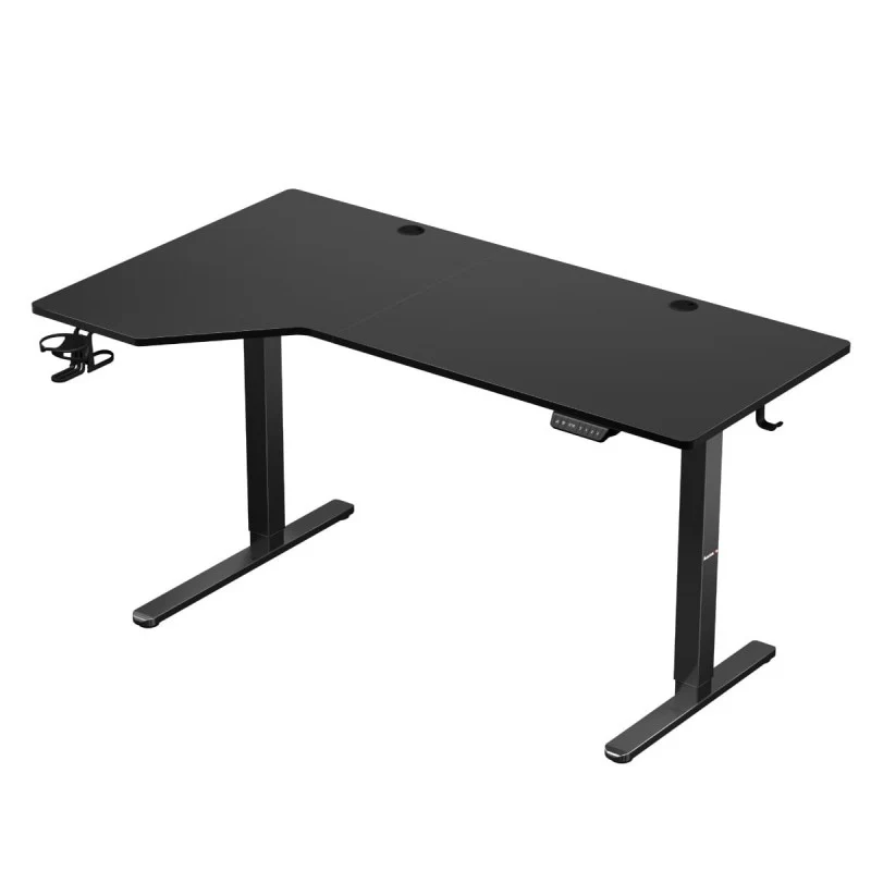 Elektrischer Eckschreibtisch Huzaro Hero 9.1 Schwarz 145 cm