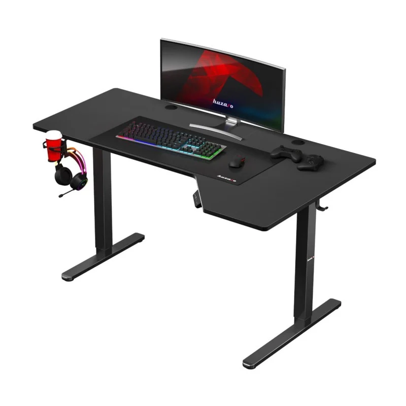 Elektrischer Eckschreibtisch Huzaro Hero 9.1 Schwarz 145 cm