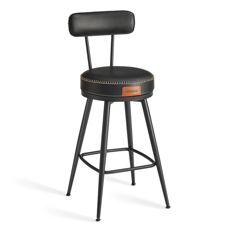 EKHO Kollektion - Barhocker 2er Set aus Kunstleder