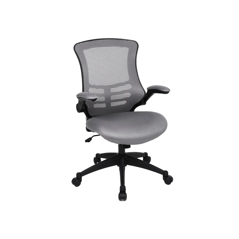 ergonomischer Drehstuhl mit klappbaren Armlehnen