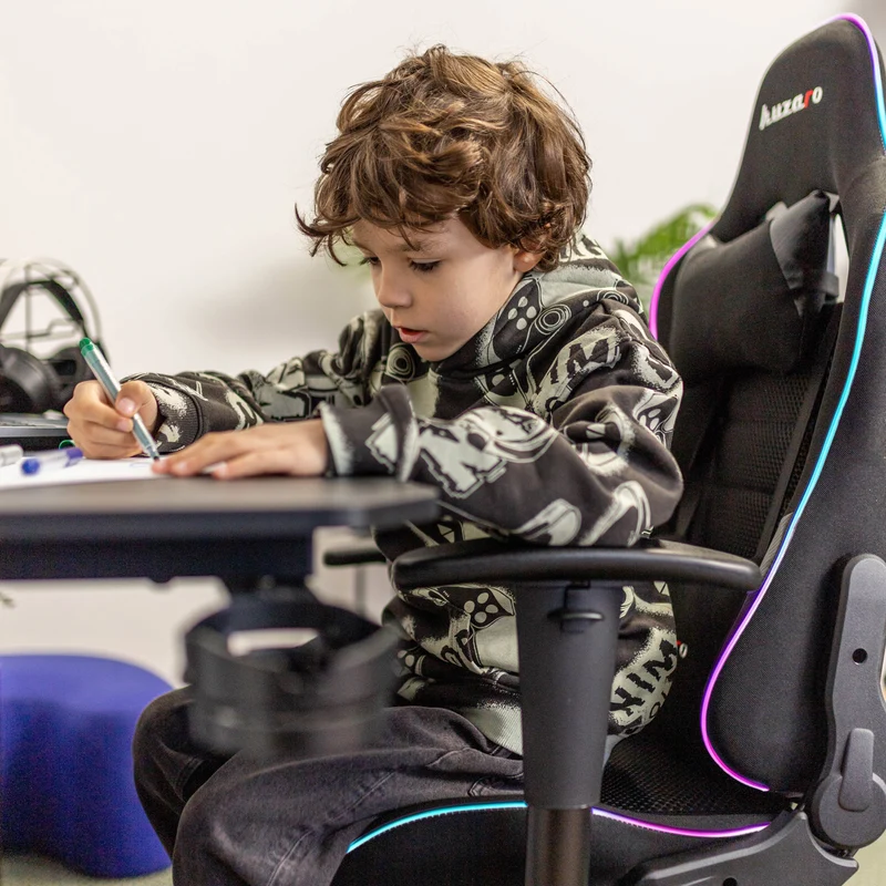 Gaming-Sessel für Kinder HUZARO RANGER 6.0 RGB Black Mesh