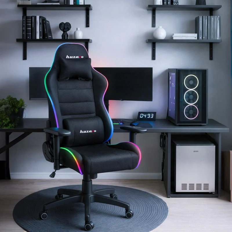 Gaming-Sessel für Kinder HUZARO RANGER 6.0 RGB Black Mesh