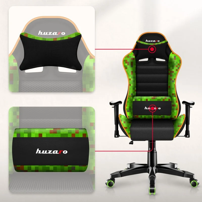Gaming-Stuhl für Kinder HUZARO RANGER 6.0 Pixel Mesh
