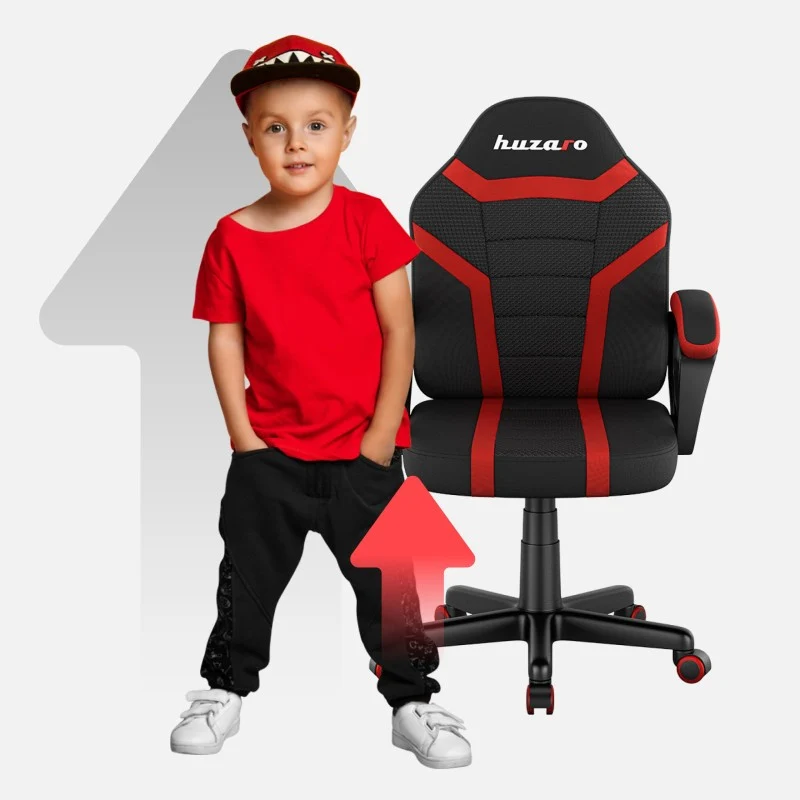 Gaming-Sessel für Kinder HUZARO RANGER 1.0 Red Mesh