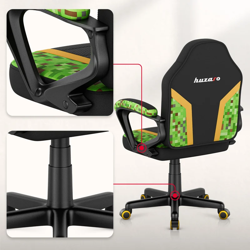 Gaming-Sessel für Kinder HUZARO RANGER 1.0 Pixel Mesh