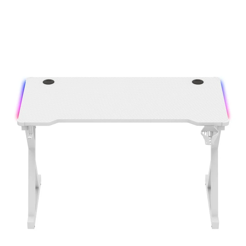 LED-Gaming-Schreibtisch Huzaro Hero 2.3 RGB Weiß 120 cm