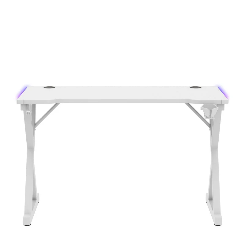 LED-Gaming-Schreibtisch Huzaro Hero 2.3 RGB Weiß 120 cm