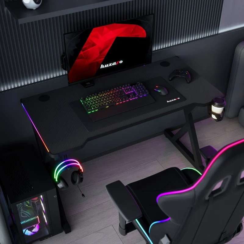 Huzaro Hero 2.3 RGB Gaming-Schreibtisch LED 120 cm