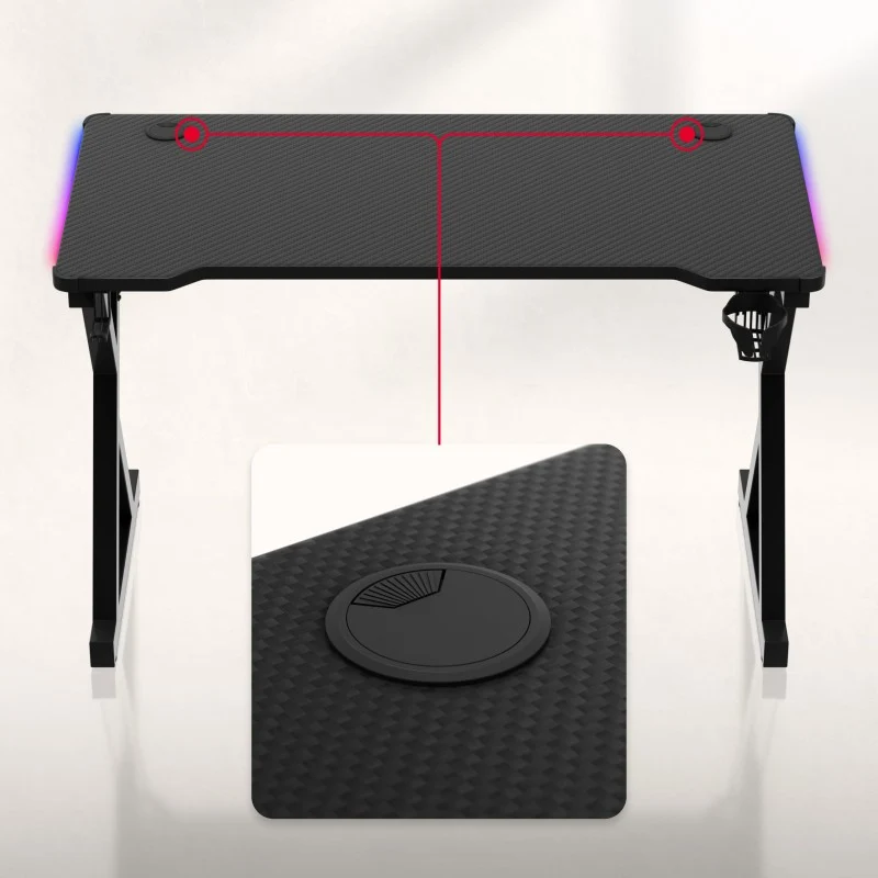 Huzaro Hero 2.3 RGB Gaming-Schreibtisch LED 120 cm