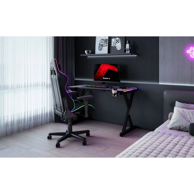 Huzaro Hero 2.3 RGB Gaming-Schreibtisch LED 120 cm