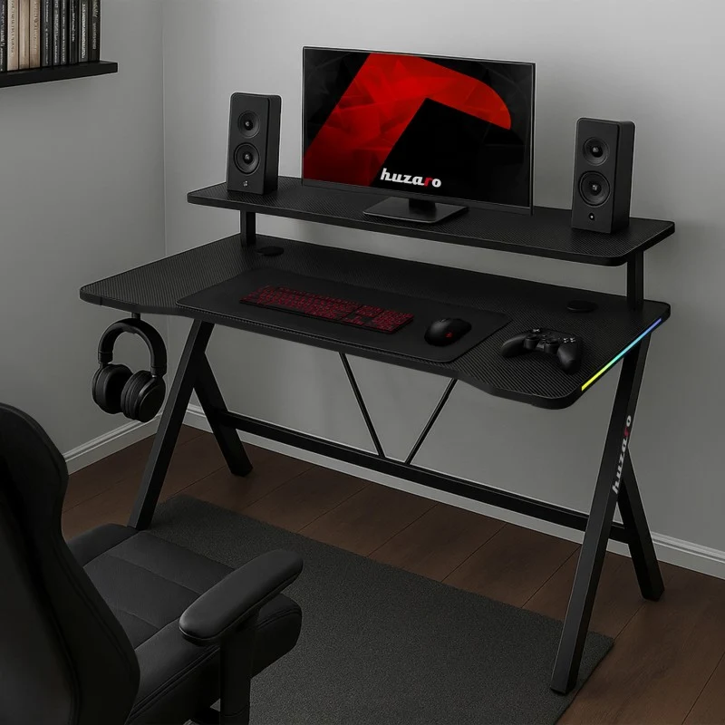 LED Gaming-Schreibtisch Huzaro Hero 1.9 RGB 120 cm