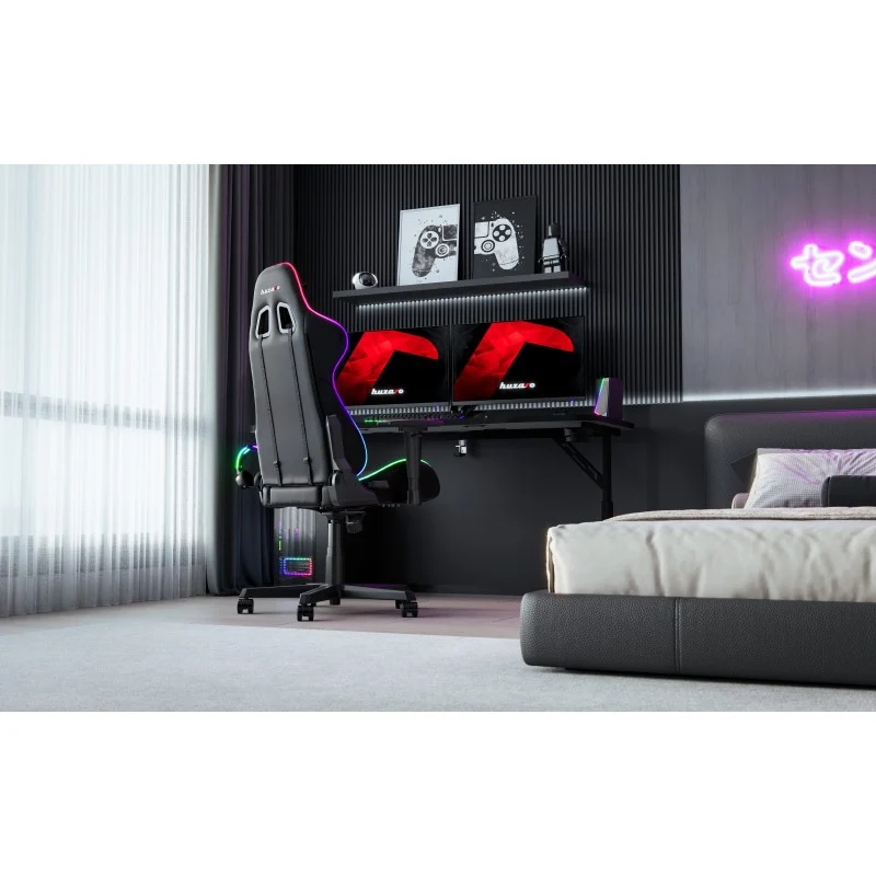 Gaming-Schreibtisch Huzaro Hero 4.6 Black 160 cm