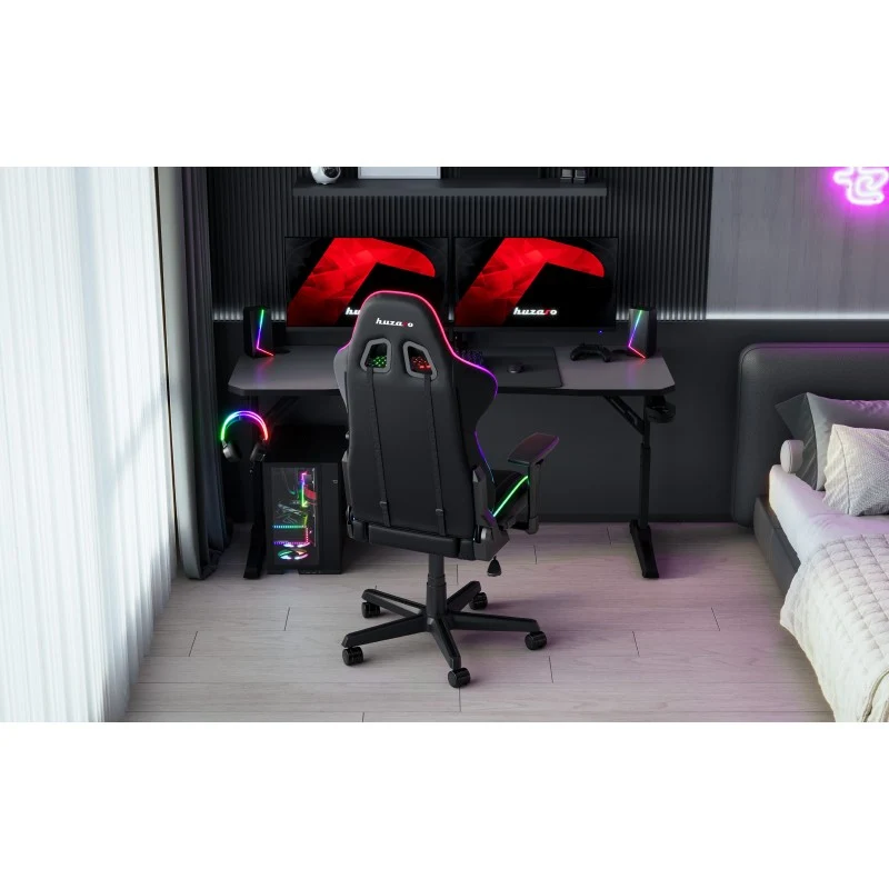 Gaming-Schreibtisch Huzaro Hero 4.6 Black 160 cm
